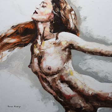 %22The Dance%22 Artistic Nude Artwork by Model Lisa Everhart